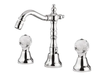ODESSA CRYSTAL - F3945A/S - 3 hole countertop bidet tap by Rubinetteria Giulini - view 2